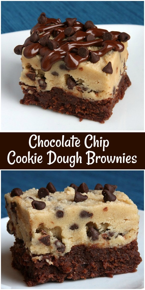 Chocolate Chip Cookie Dough Brownies