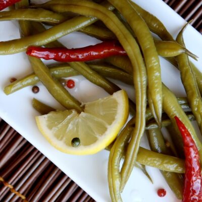 Spicy Pickled Green Beans