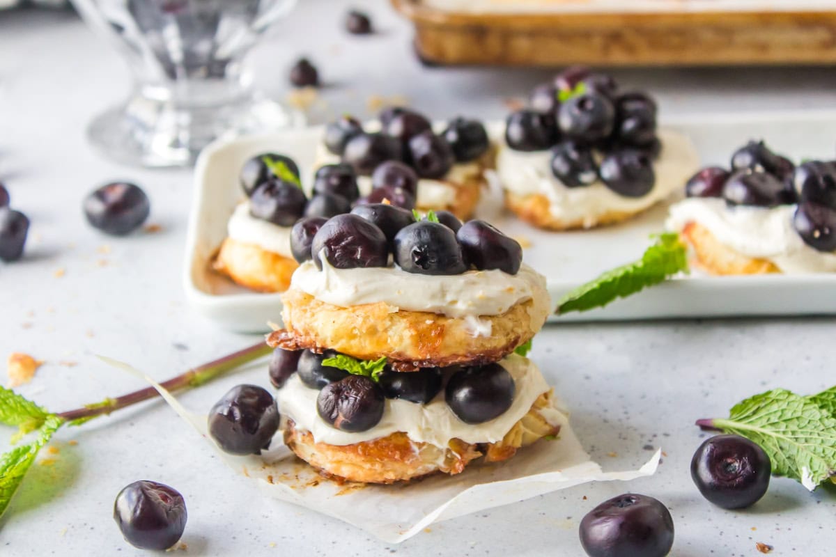 Blueberry Dessert Bruschetta