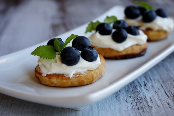 Fresh Blueberry Bruschetta