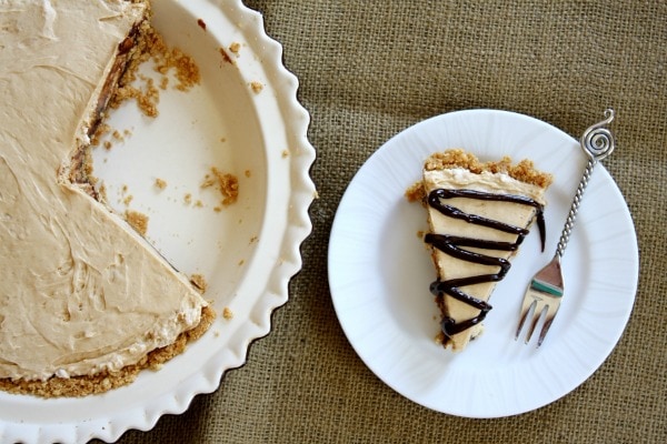 Serving Nutter Butter Peanut Butter Pie