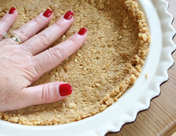 Making Nutter Butter Cookie Pie Crust