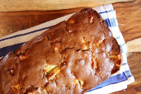 loaf of apple cider bread