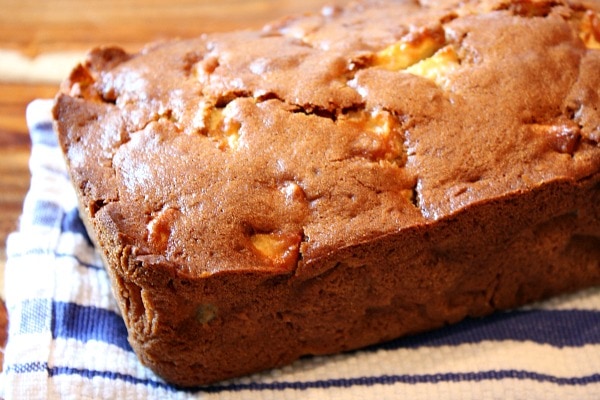 loaf of apple cider bread