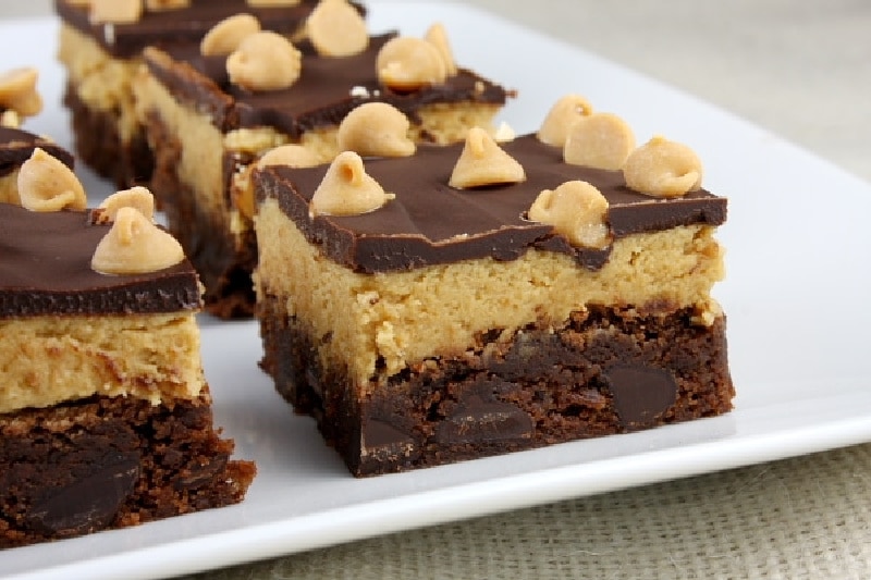 Peanut Butter Cookie Dough Brownies Recipe Girl
