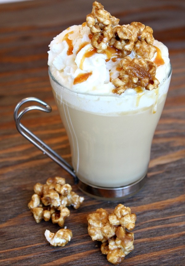 Caramel Corn Hot Chocolate - RecipeGirl