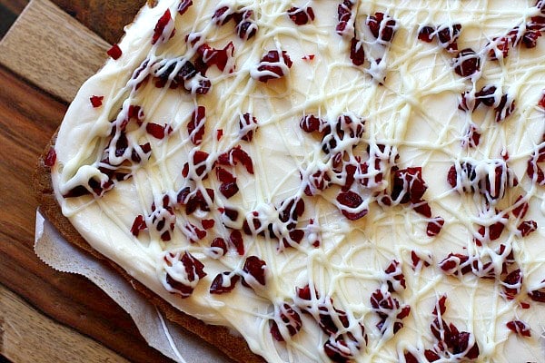 Cranberry Bliss Bars