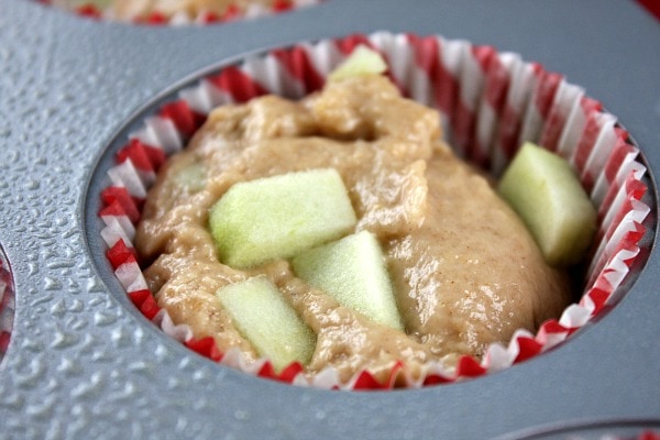 Apple Fritter Muffins batter