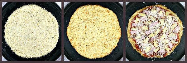 making Cauliflower Crust Pizza