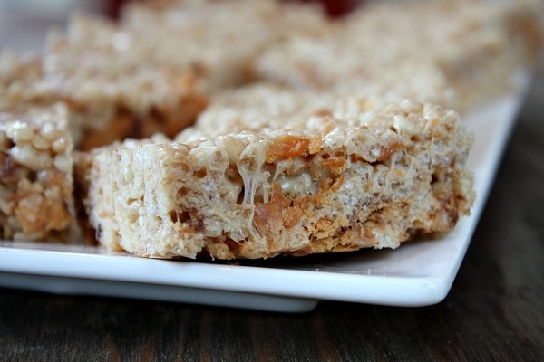 Butterfinger Rice Krispie Treats