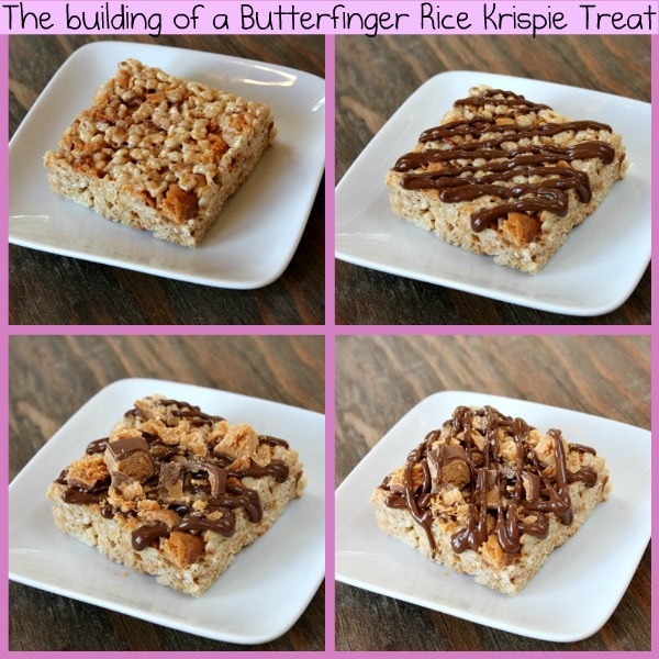 How to Make Butterfinger Rice Krispie Treats