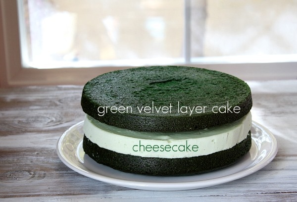 How to make Green Velvet Cheesecake Cake