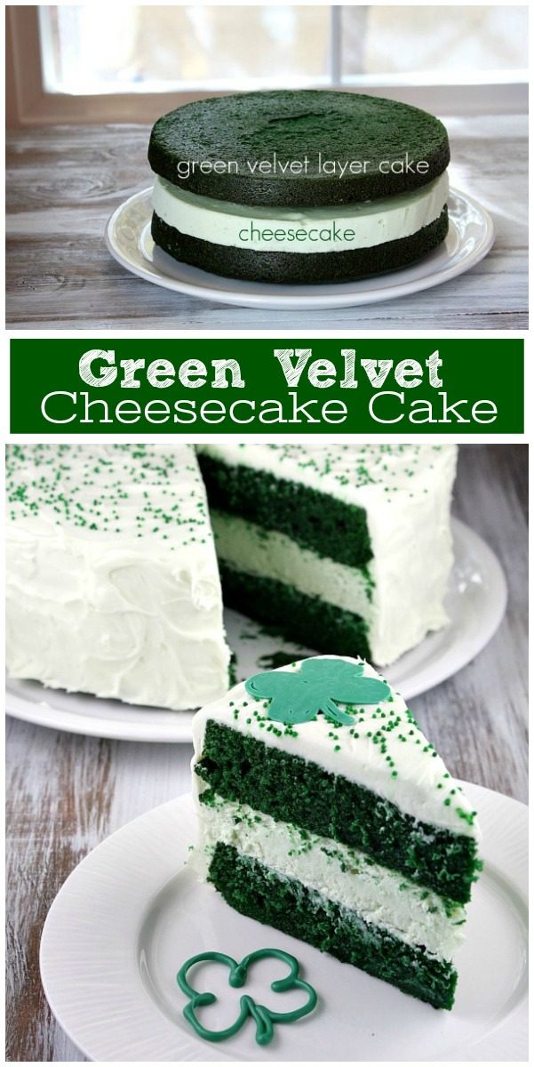 Green Velvet Cheesecake Cake Recipe Girl