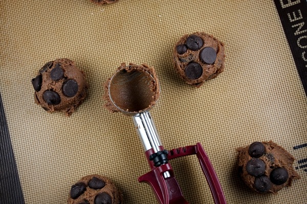 malted dark chocolate chip cookie dough