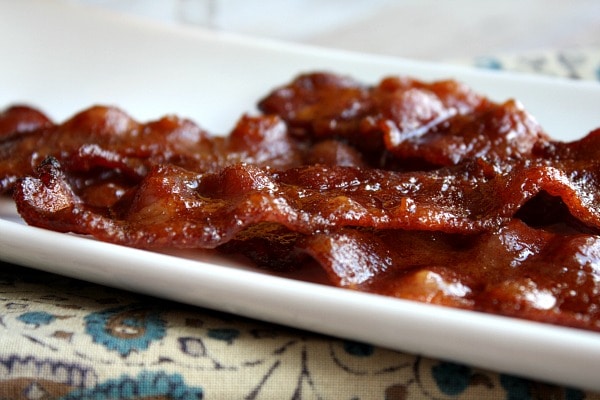 platter of Candied Bacon