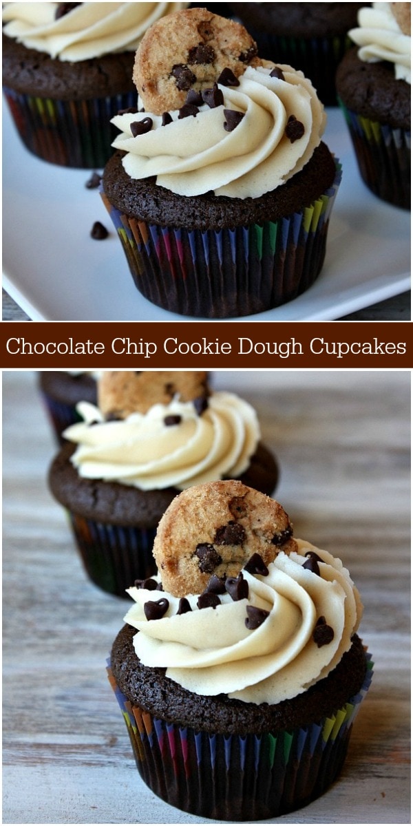 Chocolate Chip Cookie Dough Cupcakes Recipe Girl
