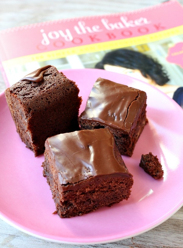 Chocolate Fudge Brownies from the Joy the Baker cookbook