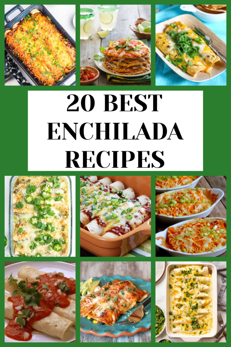 20 Best Enchilada Recipes collage