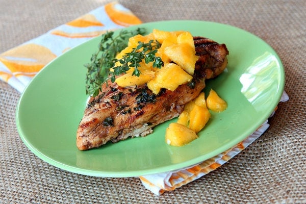 Balsamic Mango Marinated Grilled Chicken - Recipe Girl