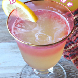 pinterest image for ginger beer lemonade