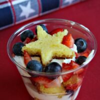 4th of July Fresh Berry Trifles