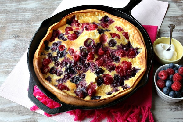 Double Berry Puff Pancake 