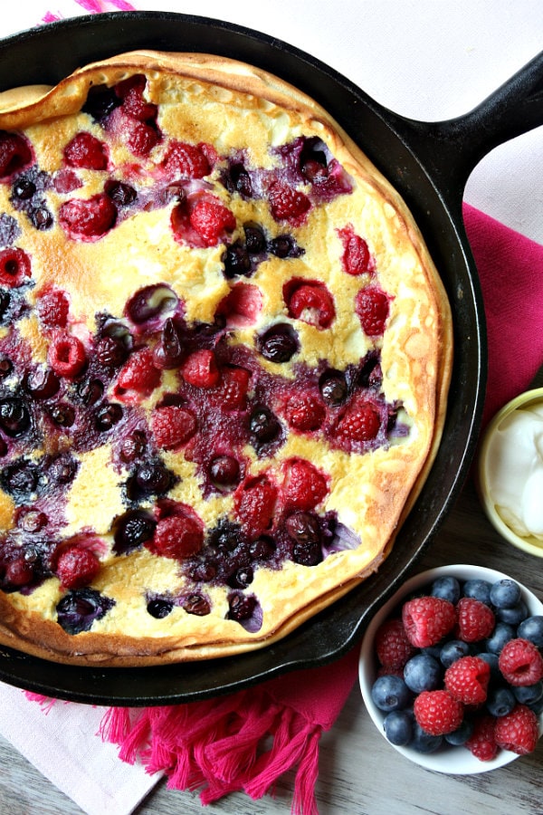 Double Berry Puff Pancake 