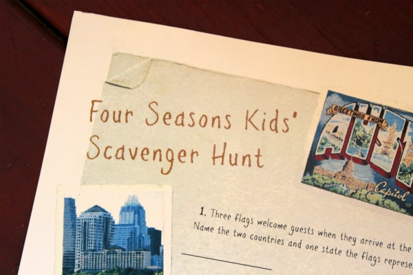 four seasons scavenger hunt