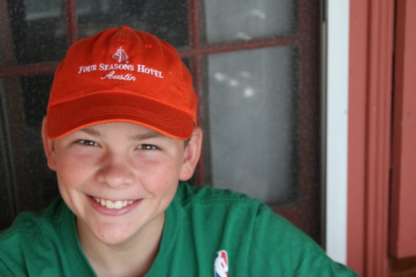 RecipeBoy with four seasons baseball hat