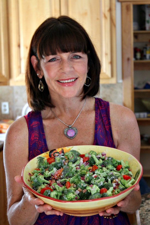 Susie with Broccoli Salad