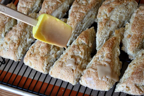 How to make Caramel Apple Scones