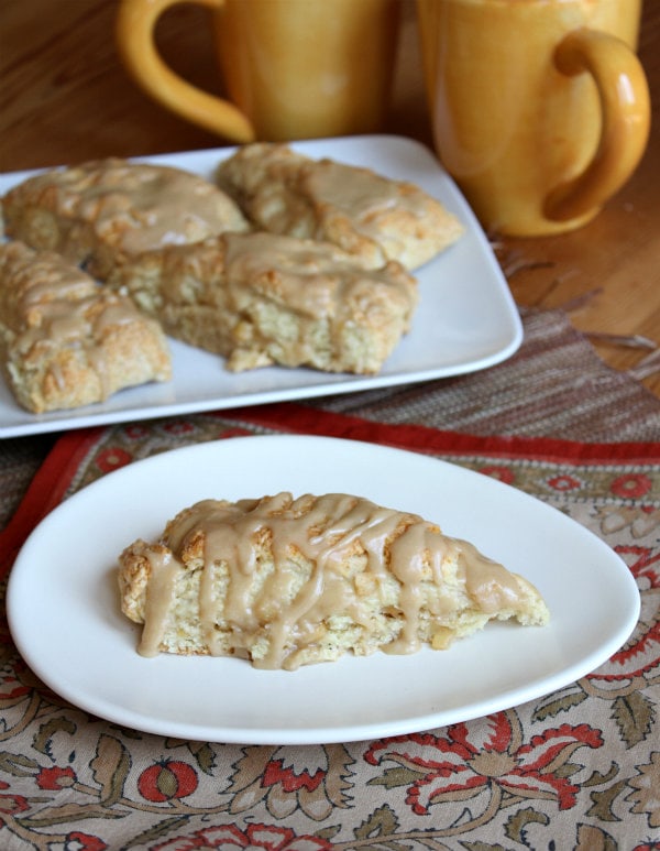 Caramel Apple Scones 