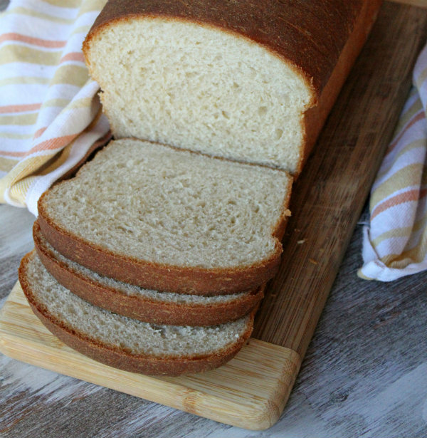 Sliced Loaf of Honey Whole Wheat Bread