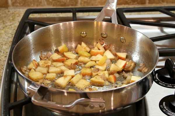 Sauteed apples