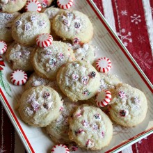 Peppermint Dream Butter Cookies