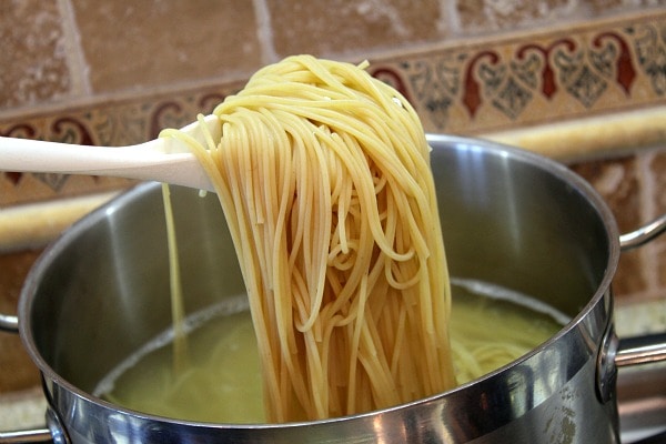 Baked Lemon Chicken Spaghetti Primavera - Recipe Girl