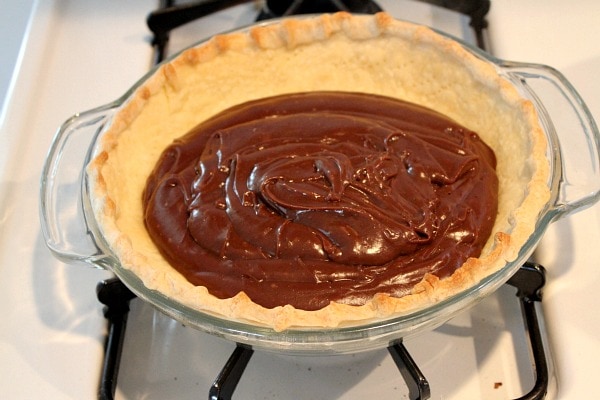 Making Chocolate Cream Pie 