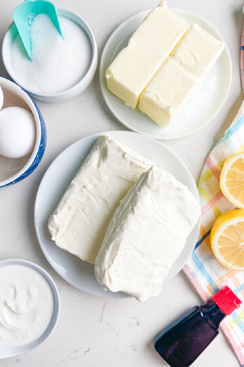 ingredients for cheesecake cake