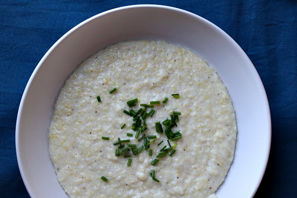 Creamy Coconut Polenta Creamy Coconut Polenta in bowl