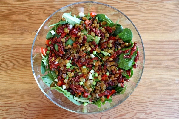 Preparing Easy Gourmet Salad