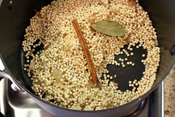 Israeli Couscous with Pine Nuts and Parsley 3