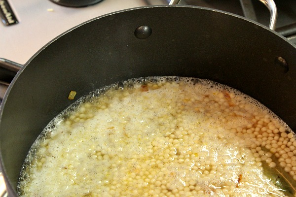 Israeli Couscous with Pine Nuts and Parsley 4