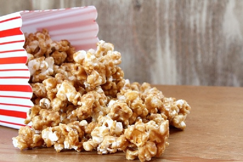 peanut butter caramel corn