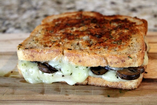 Mushroom Grilled Cheese with Balsamic- Caramelized Onions Mushroom Grilled Cheese with Balsamic Caramelized Onions 12