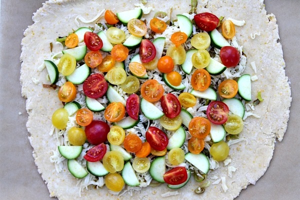 Tomatoes on Tart Dough