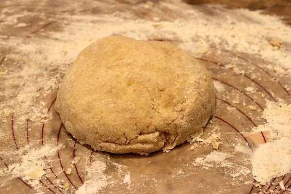Ball of Dough on floured board