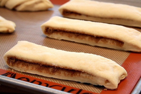 Cinnamon Twist Pastries - Baking Sheet