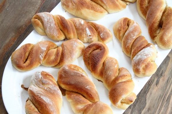 Cinnamon Twist Pastries - Platter