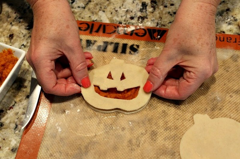 making pumpkin pop tarts