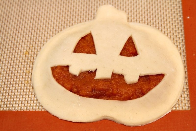 pumpkin pop tart ready for the oven